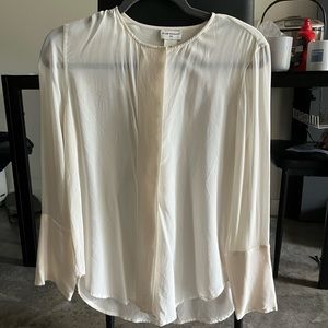 Club monaco Silk Blouse White